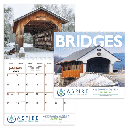 Triumph Calendars Bridges Calendar-1707