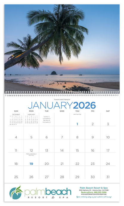 Triumph Calendars Beaches Calendar-1708