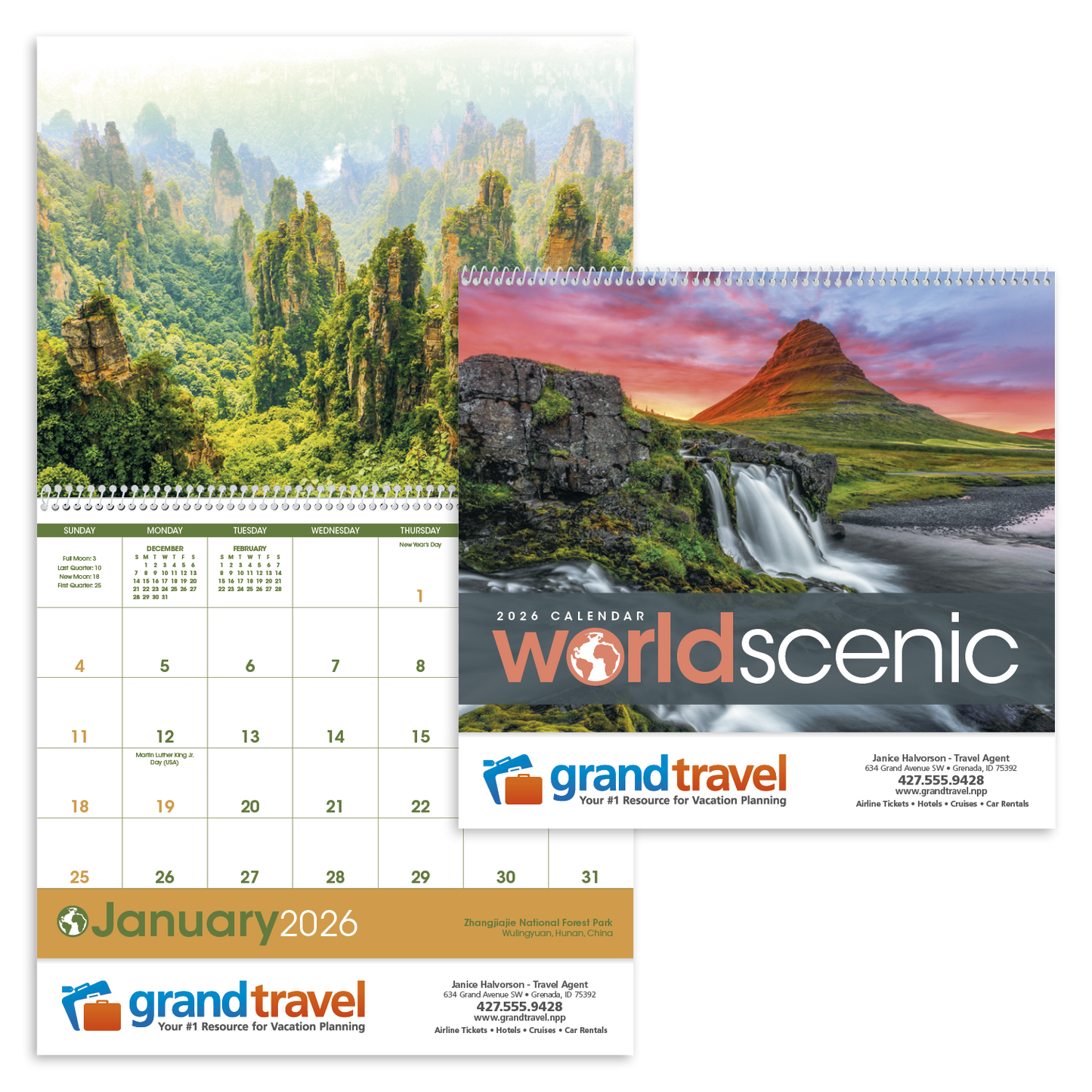 Triumph Calendars World Scenic Calendar-1712
