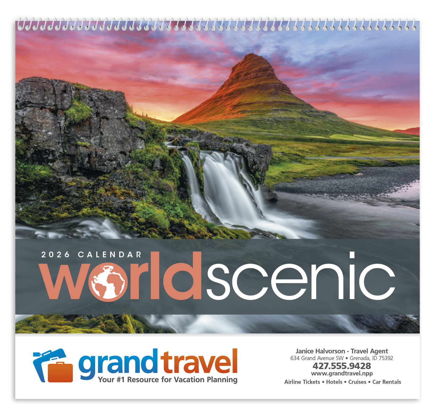 Triumph Calendars World Scenic Calendar-1712