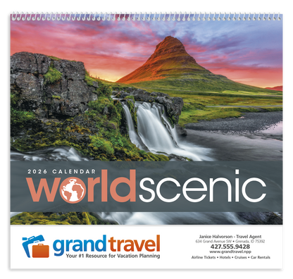 Triumph Calendars World Scenic Calendar-1712