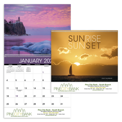 Triumph Calendars Sunrise Sunset Calendar-1715