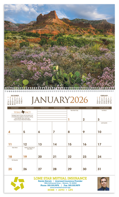 Triumph Calendars Texas Calendar-1792