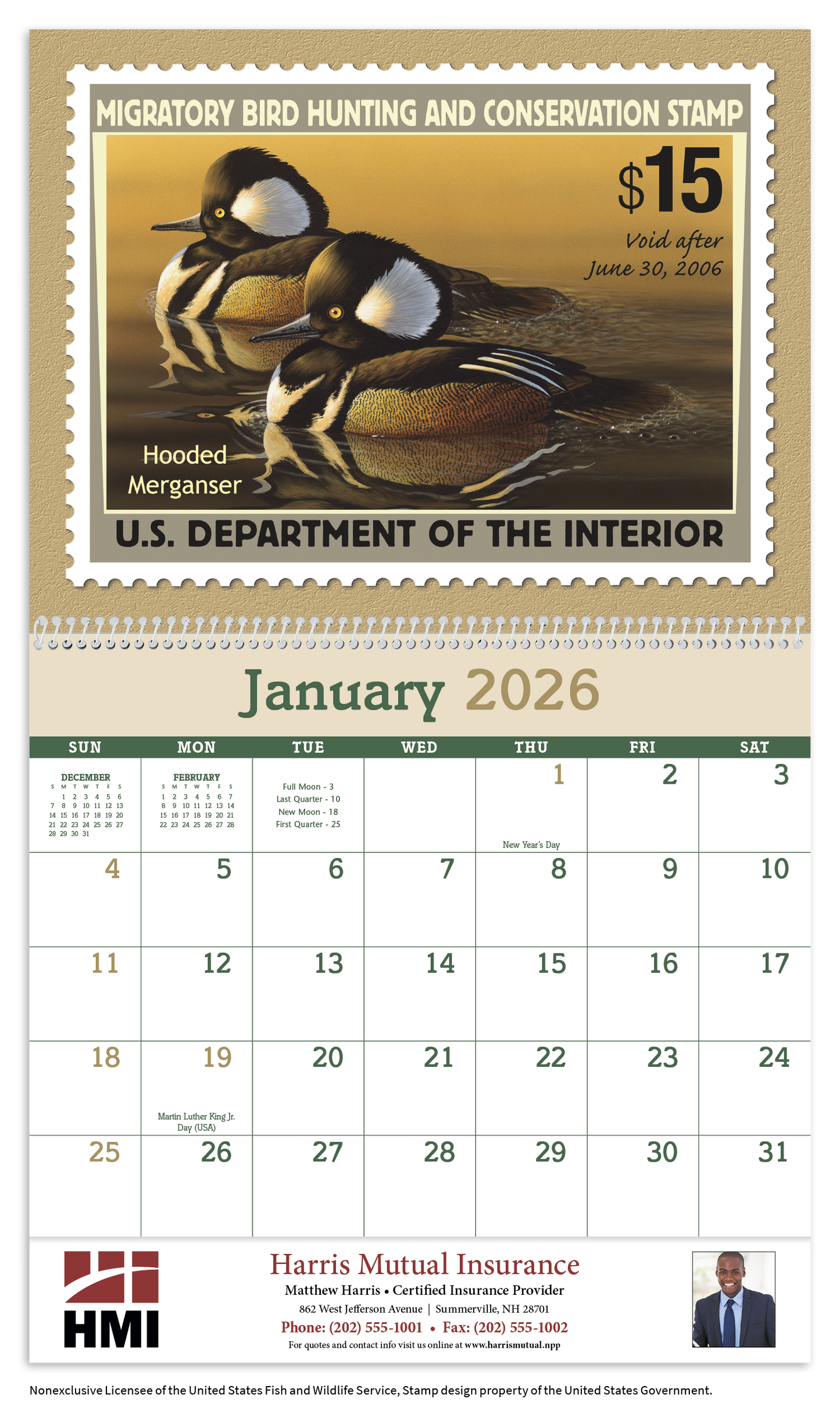 Triumph Calendars Duck Stamps Calendar-1809