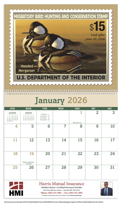 Triumph Calendars Duck Stamps Calendar-1809