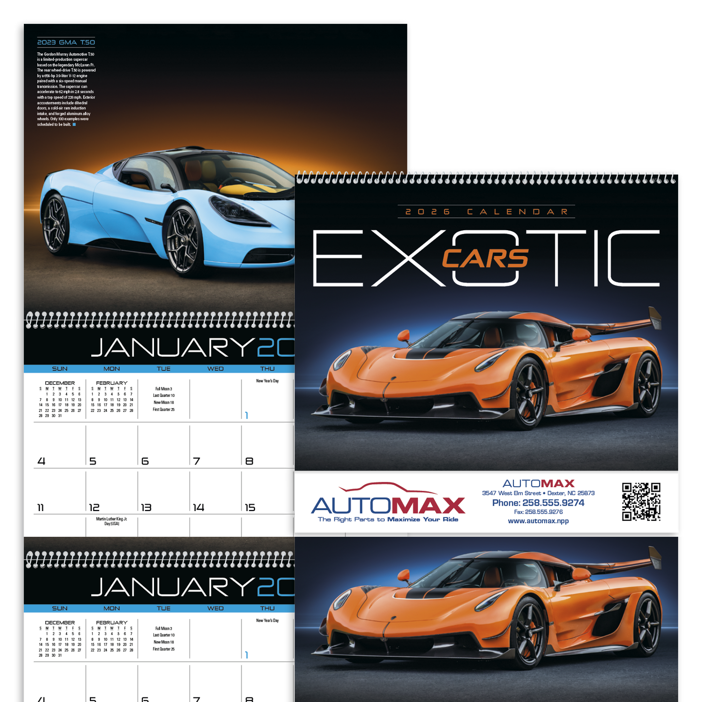 Triumph Calendars Exotic Cars Calendar-1859