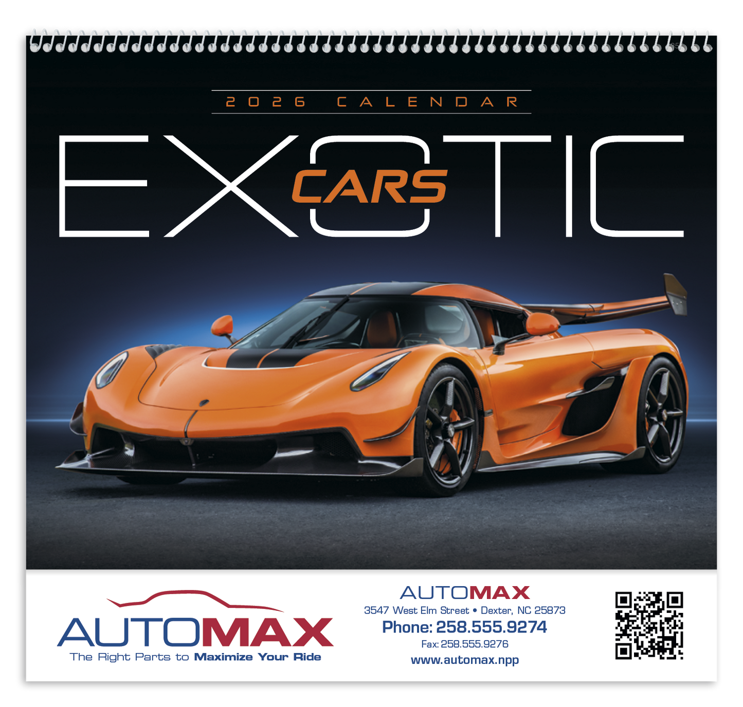 Triumph Calendars Exotic Cars Calendar-1859