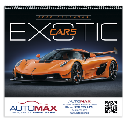 Triumph Calendars Exotic Cars Calendar-1859