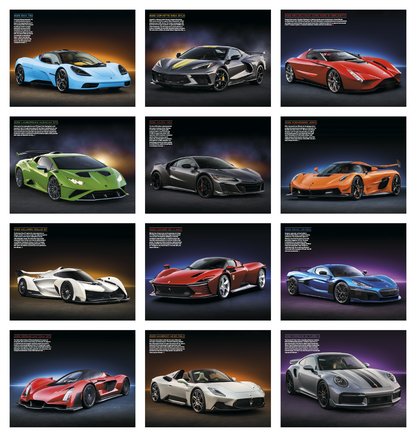 Triumph Calendars Exotic Cars Calendar-1859