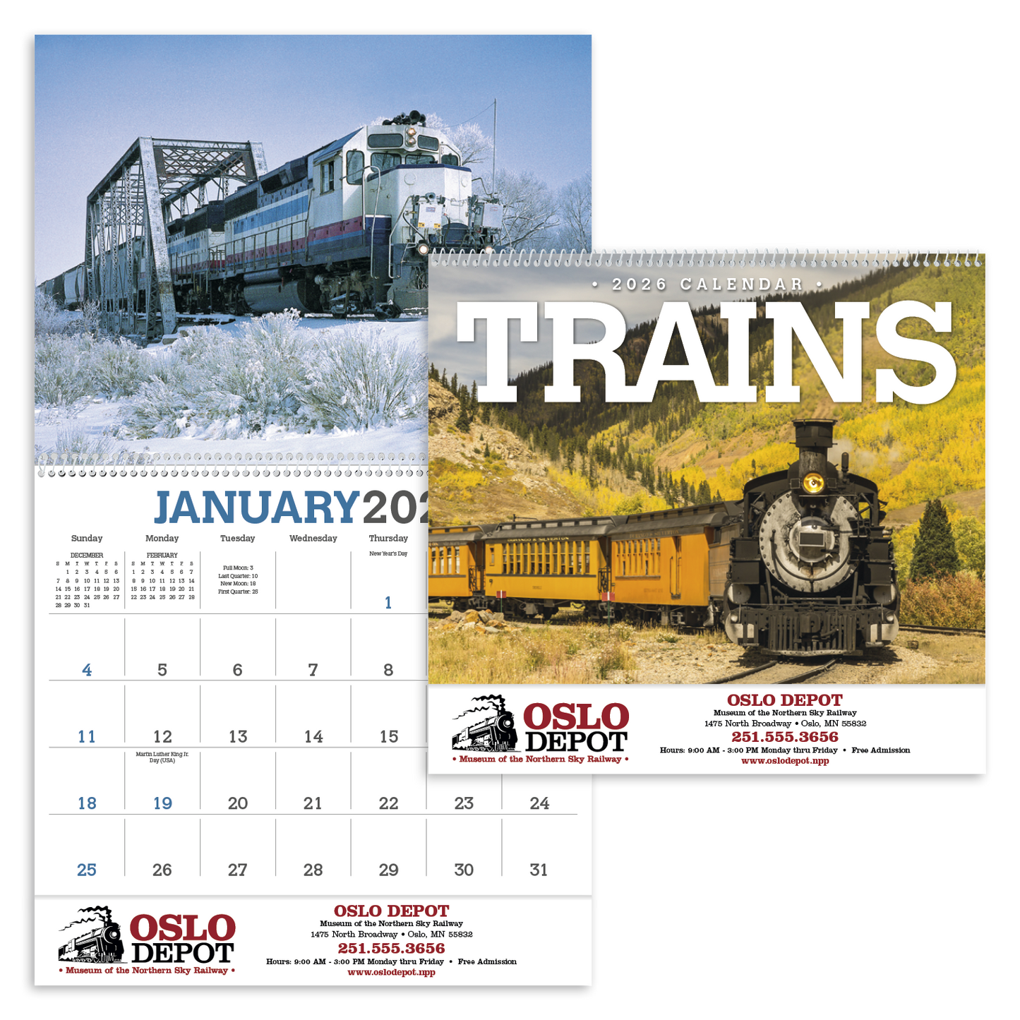 Triumph Calendars Trains Calendar-1860