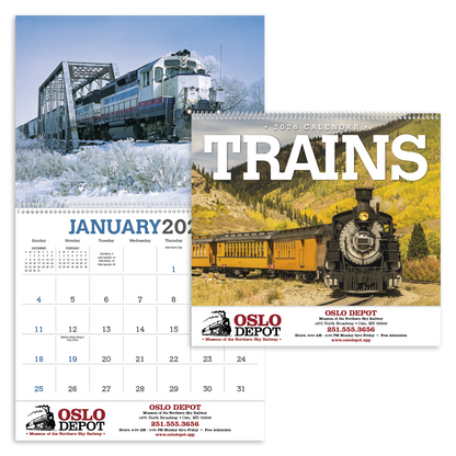 Triumph Calendars Trains Calendar-1860