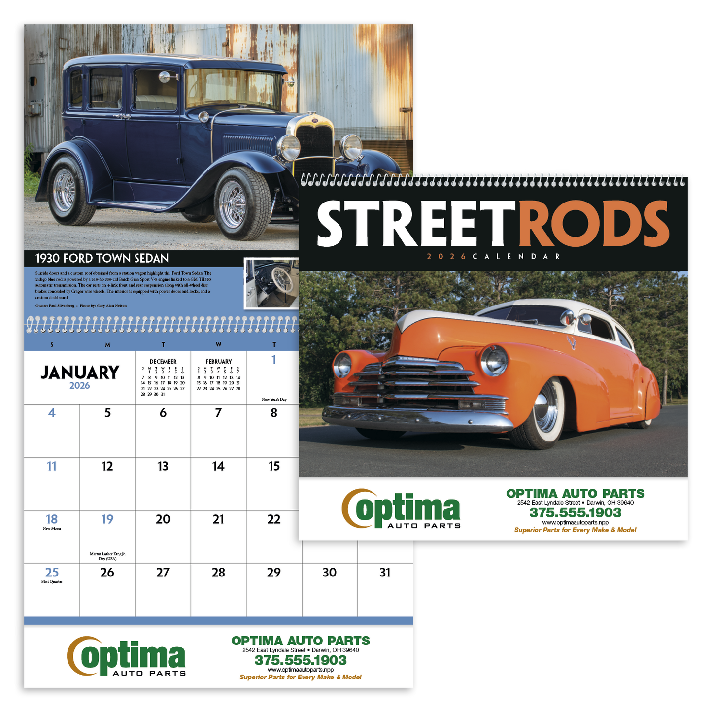 Triumph Calendars Street Rods Calendar-1861