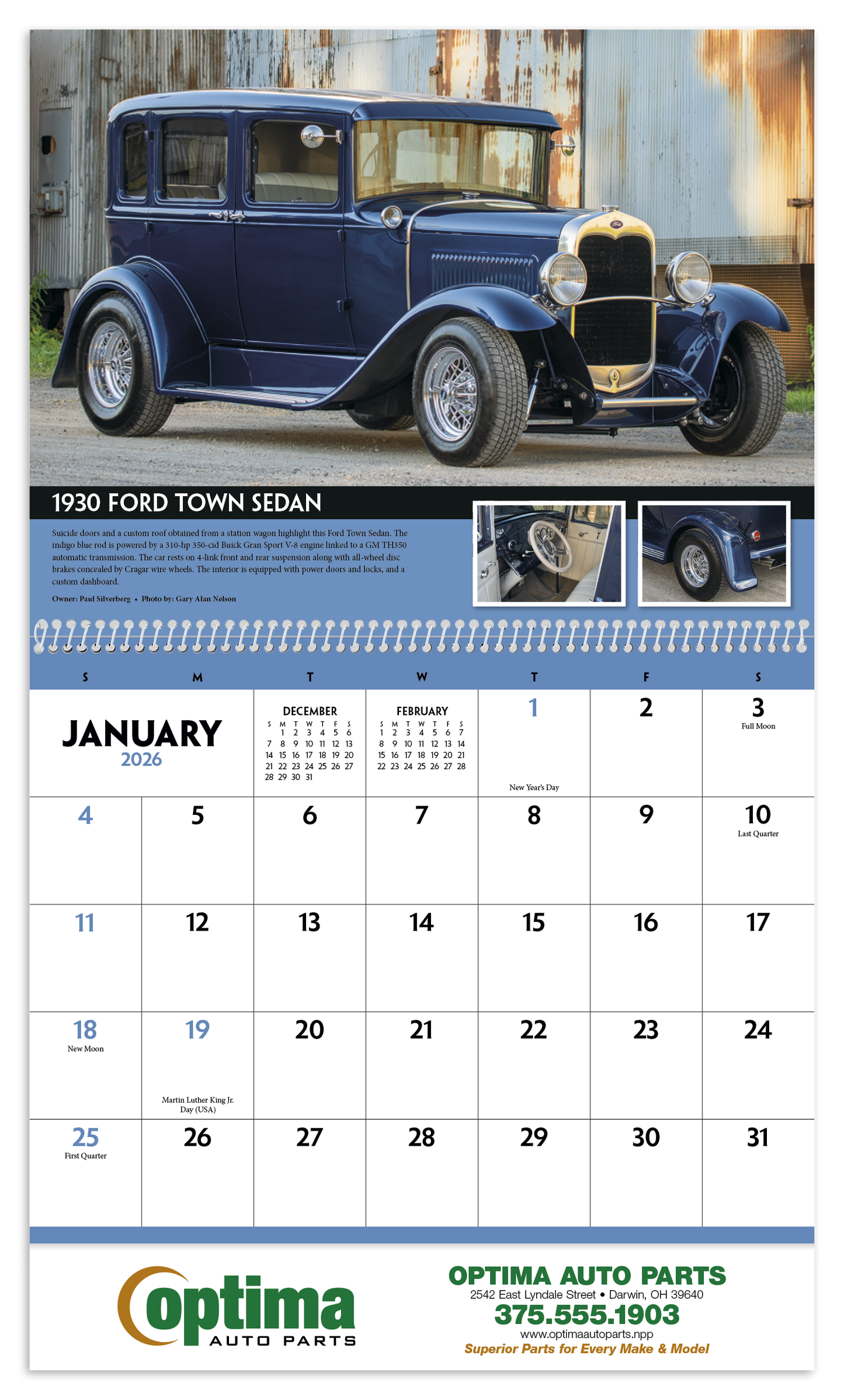 Triumph Calendars Street Rods Calendar-1861