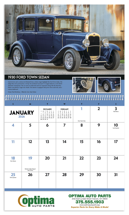 Triumph Calendars Street Rods Calendar-1861
