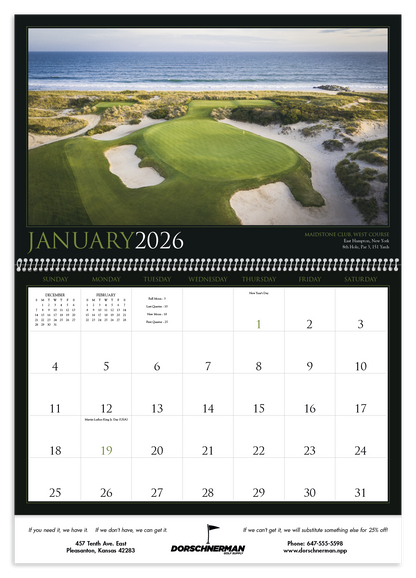 Triumph Calendars Golf America Calendar-2201