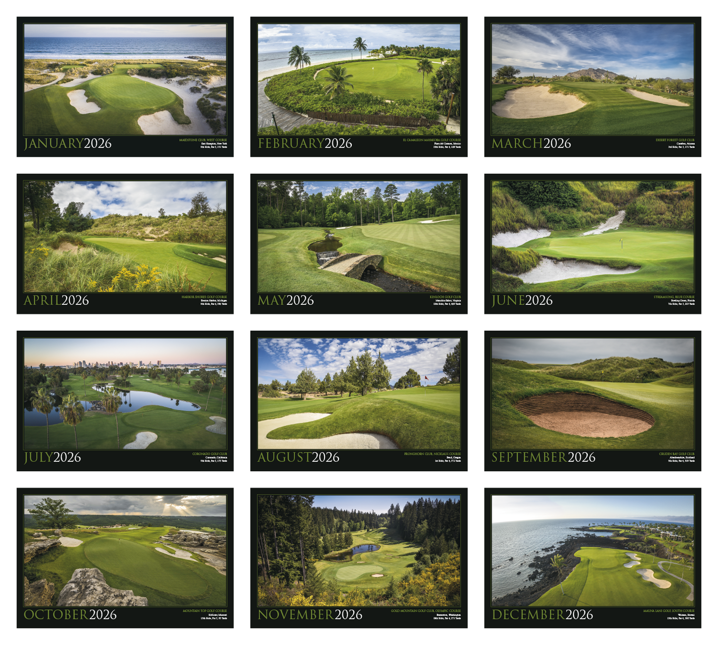 Triumph Calendars Golf America Calendar-2201
