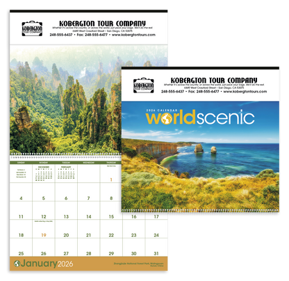 Triumph Calendars World Scenic Calendar-2300