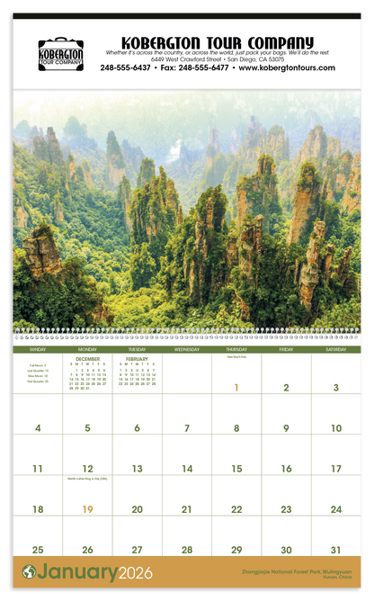 Triumph Calendars World Scenic Calendar-2300
