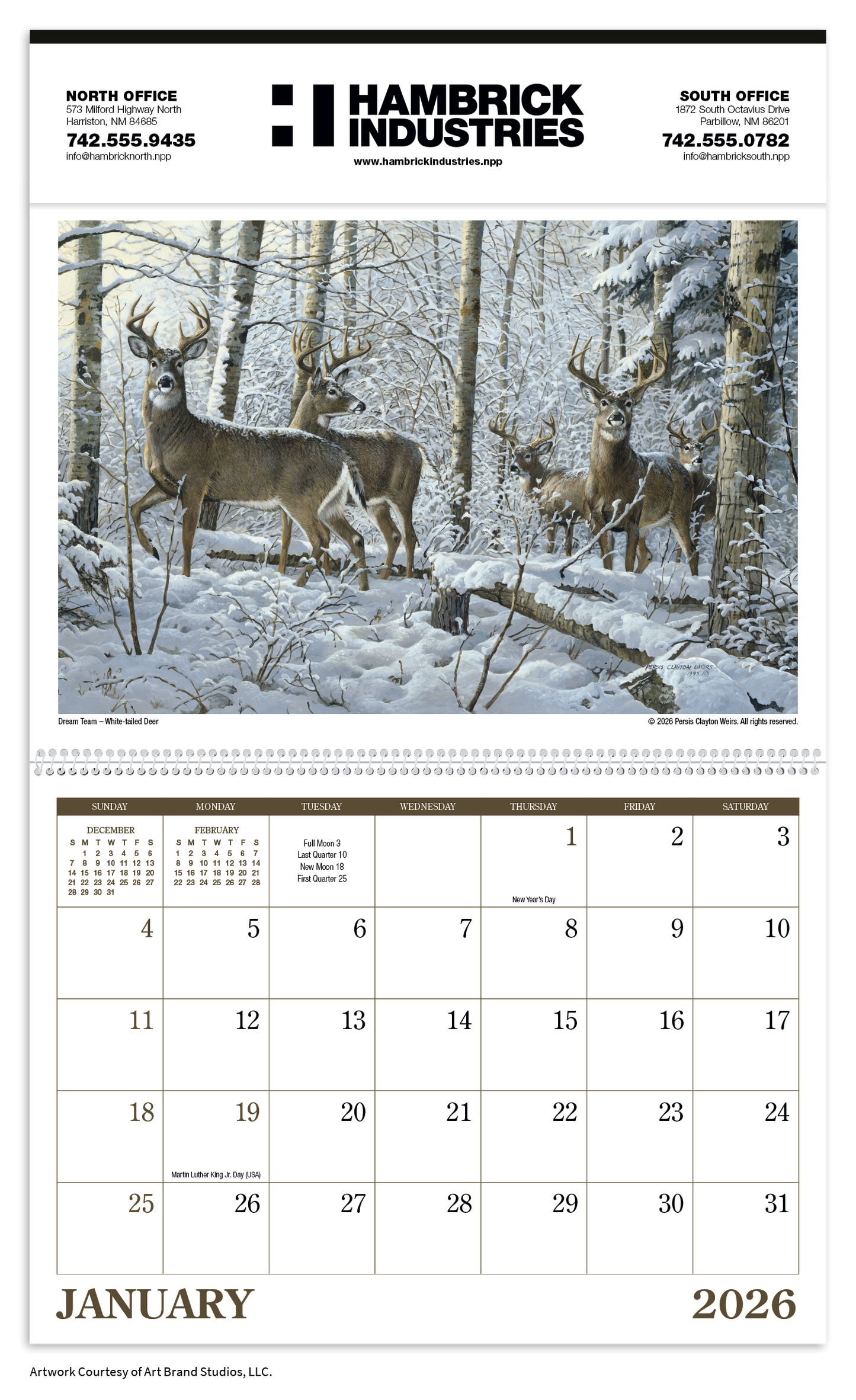 Triumph Calendars Wildlife Art Calendar-2301