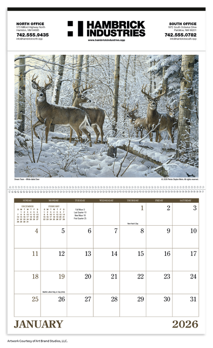 Triumph Calendars Wildlife Art Calendar-2301