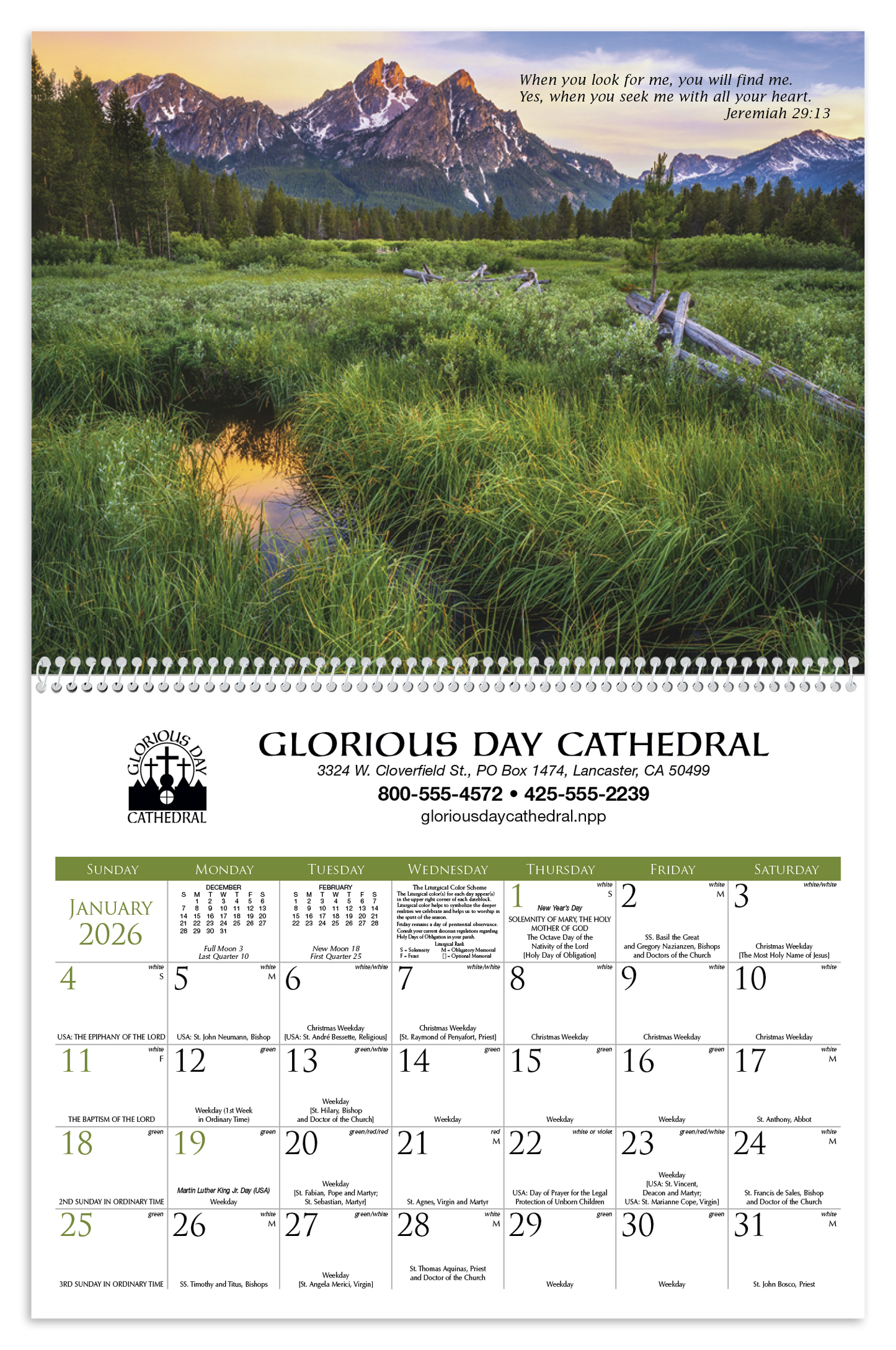 Triumph Calendars Catholic Scenic Calendar-2504
