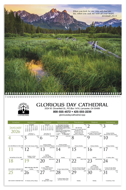 Triumph Calendars Catholic Scenic Calendar-2504