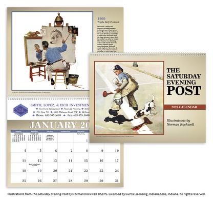 Triumph Calendars The Saturday Evening Post Illustrations by Norman Rockwell Calendar-2508