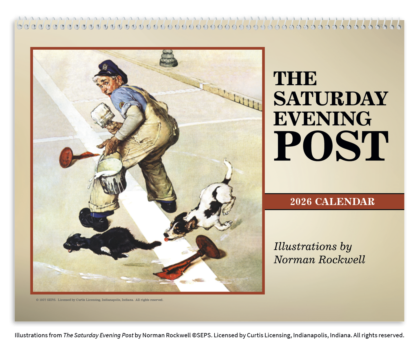 Triumph Calendars The Saturday Evening Post Illustrations by Norman Rockwell Calendar-2508