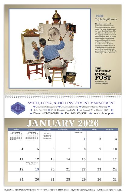 Triumph Calendars The Saturday Evening Post Illustrations by Norman Rockwell Calendar-2508