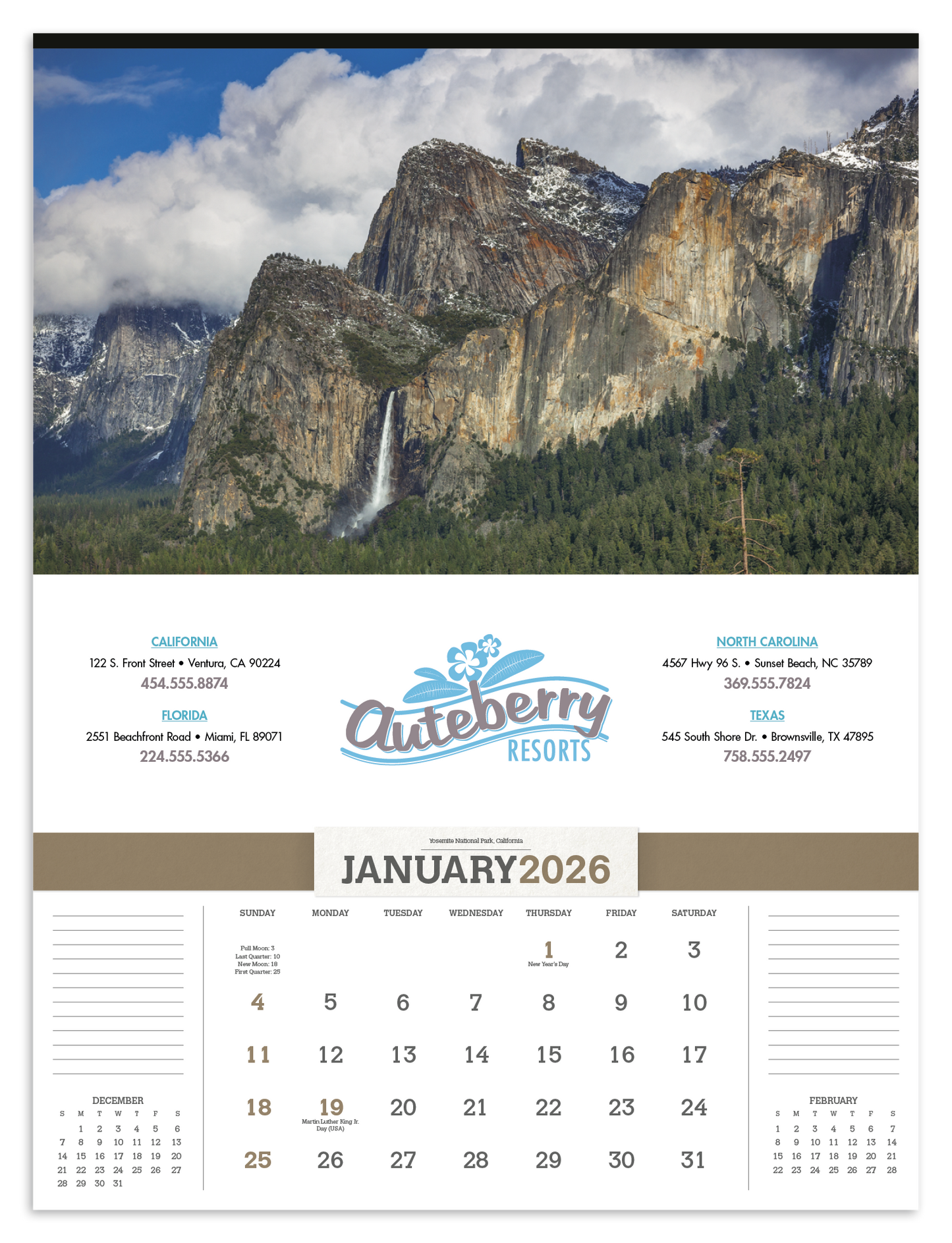 Triumph Calendars American Splendor without Date Blocks Calendar-3109