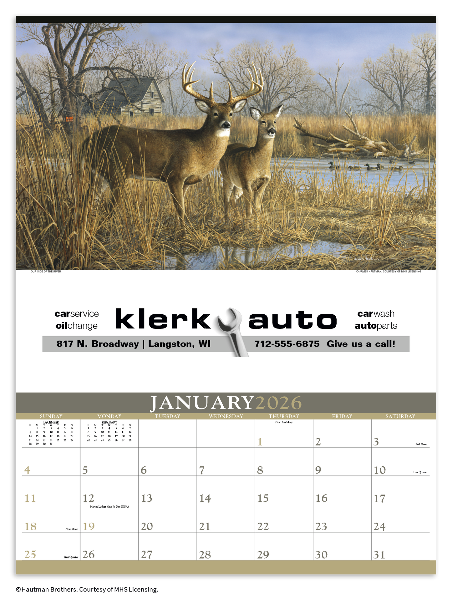 Triumph Calendars Wildlife Art by the Hautman Brothers Calendar-3111