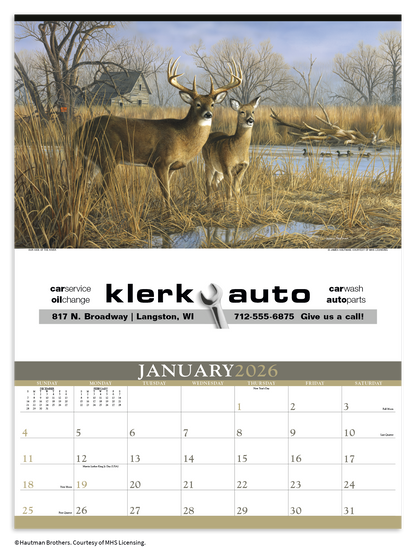 Triumph Calendars Wildlife Art by the Hautman Brothers Calendar-3111