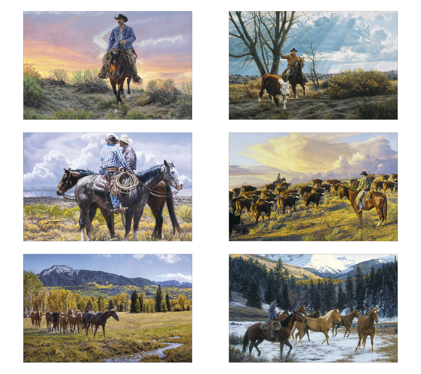 Triumph Calendars American West by Tim Cox Calendar-3204