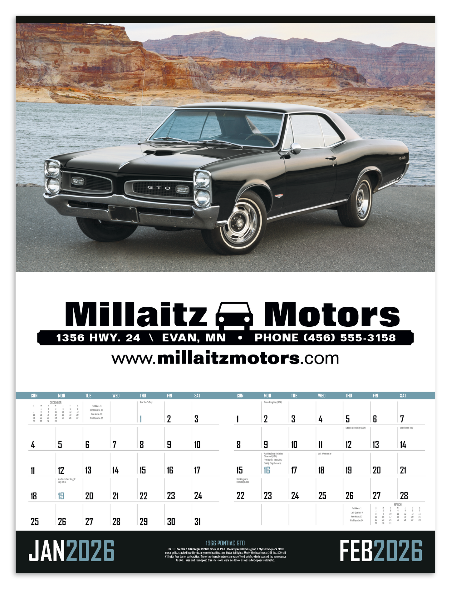 Triumph Calendars Muscle Cars Calendar-3205