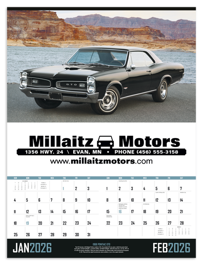Triumph Calendars Muscle Cars Calendar-3205