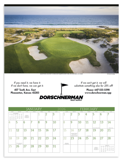 Triumph Calendars Executive Golf Calendar-3210