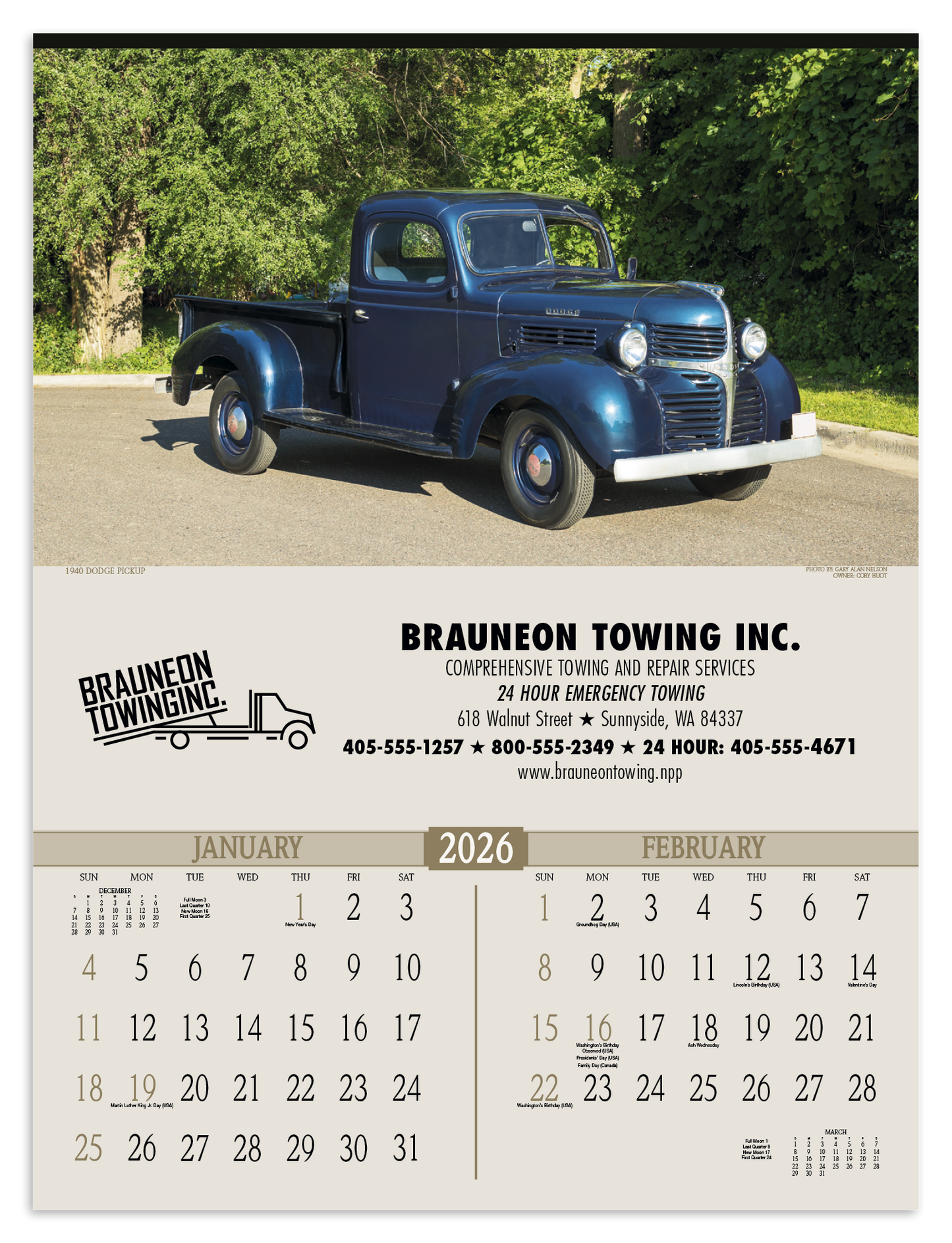 Triumph Calendars Antique Trucks Calendar-3214