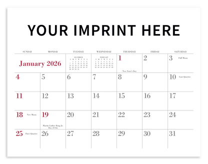 Triumph Calendars Small Quantity Custom  Spiral Calendar-350