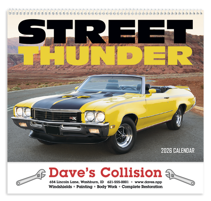 HotLine Products Street Thunder Appointment Calendar  Spiral-401