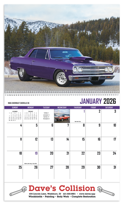 HotLine Products Street Thunder Appointment Calendar  Spiral-401