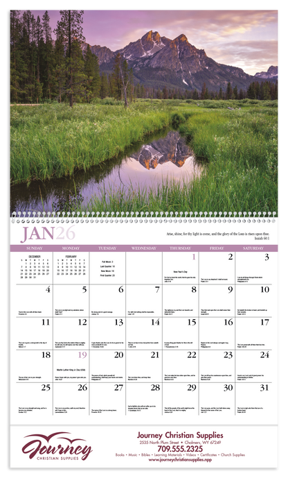 HotLine Products Reflections NonDenominational Appointment Calendar  Spiral-406