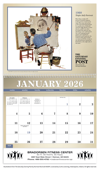 Triumph Calendars The Saturday Evening Post Deluxe Pocket Calendar-4076