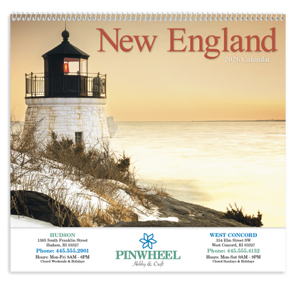 HotLine Products New England Appointment Calendar  Spiral-412