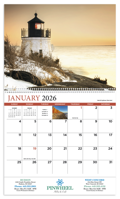 HotLine Products New England Appointment Calendar  Spiral-412