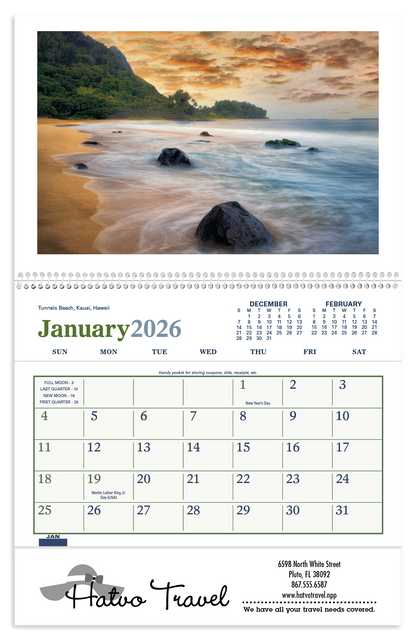 Triumph Calendars Beautiful America Pocket Calendar-4150