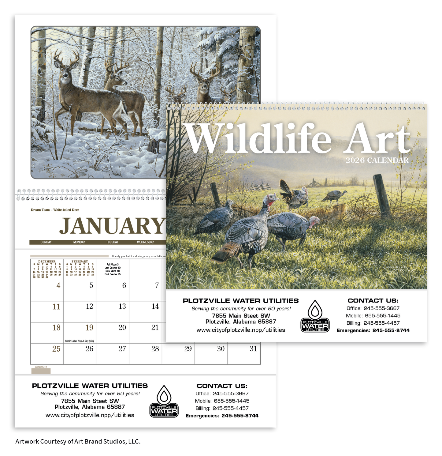 Triumph Calendars Wildlife Art Pocket Calendar-4153