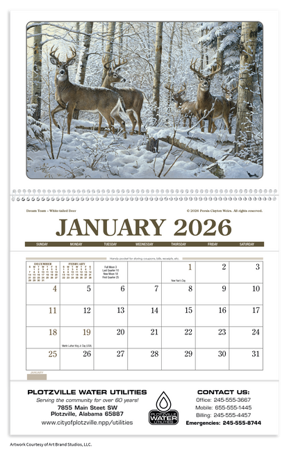 Triumph Calendars Wildlife Art Pocket Calendar-4153