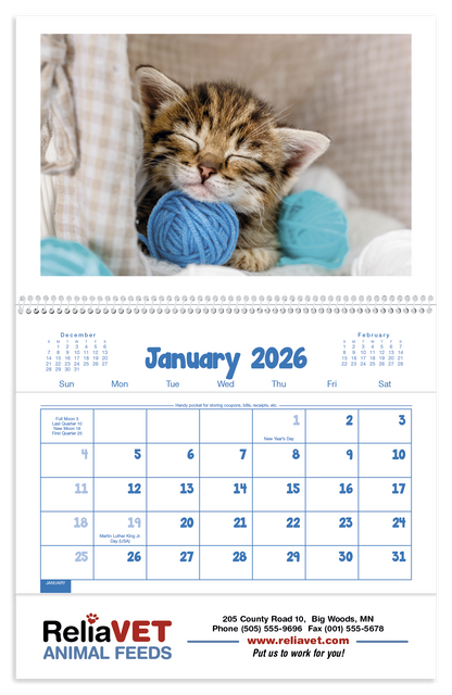 Triumph Calendars Puppies  Kittens Pocket Calendar-4155