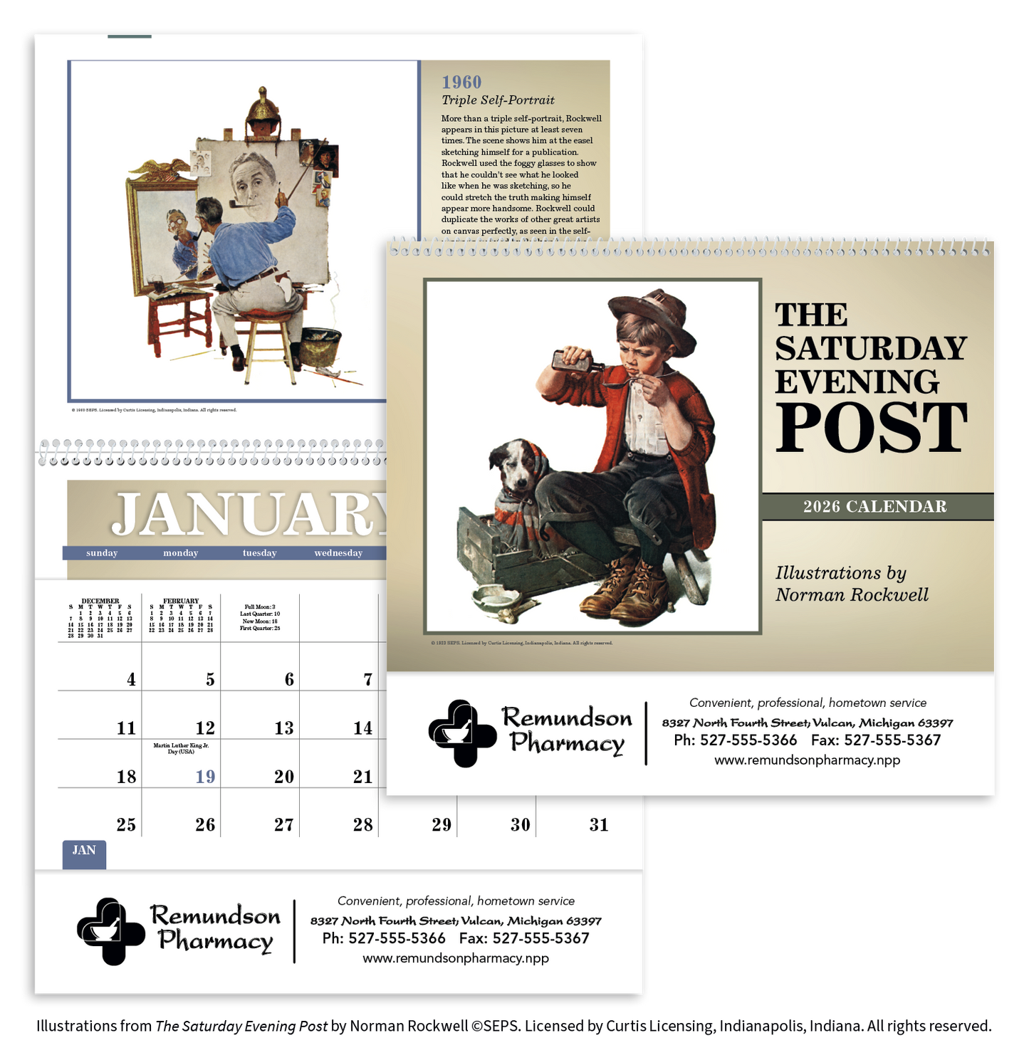 Triumph Calendars The Saturday Evening Post Pocket Calendar-4156