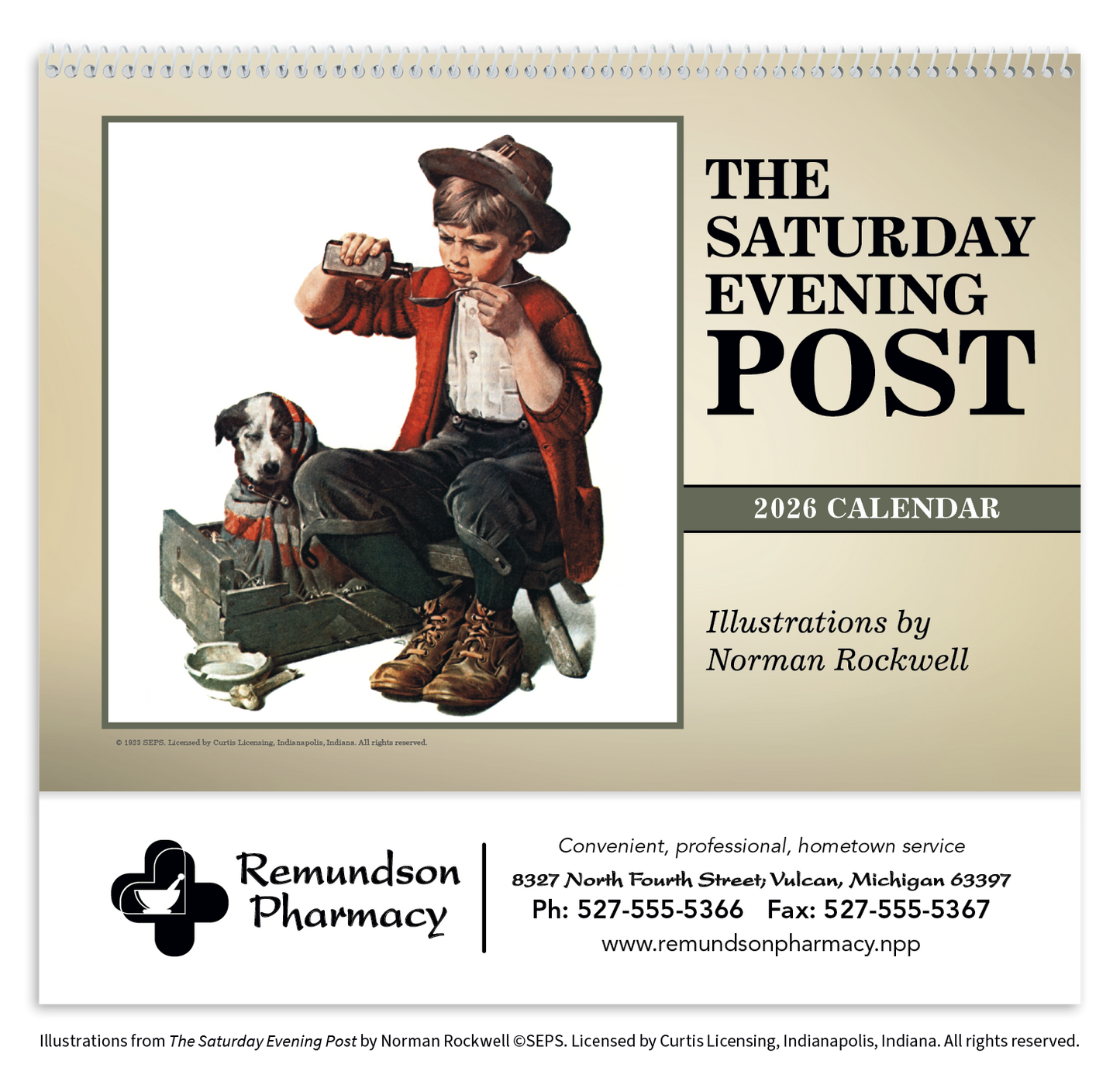 Triumph Calendars The Saturday Evening Post Pocket Calendar-4156